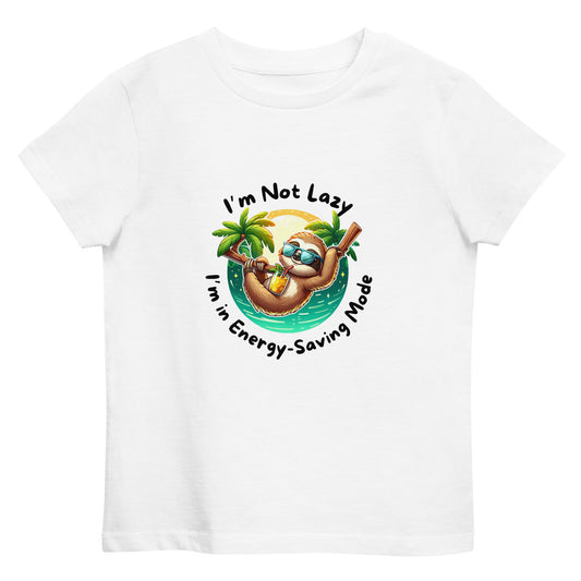 I'm Not Lazy kids t-shirt