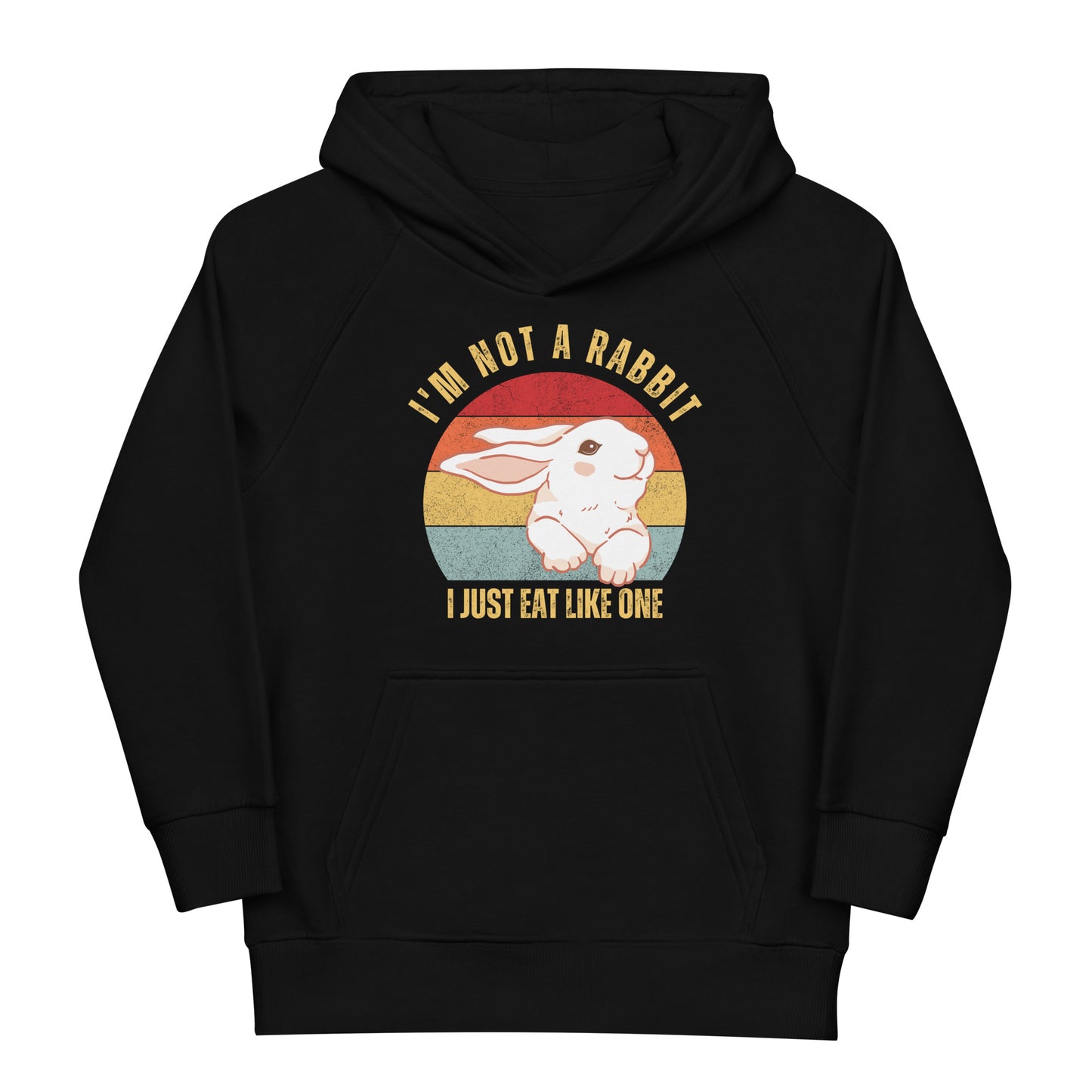 I'm Not A Rabbit kids hoodie