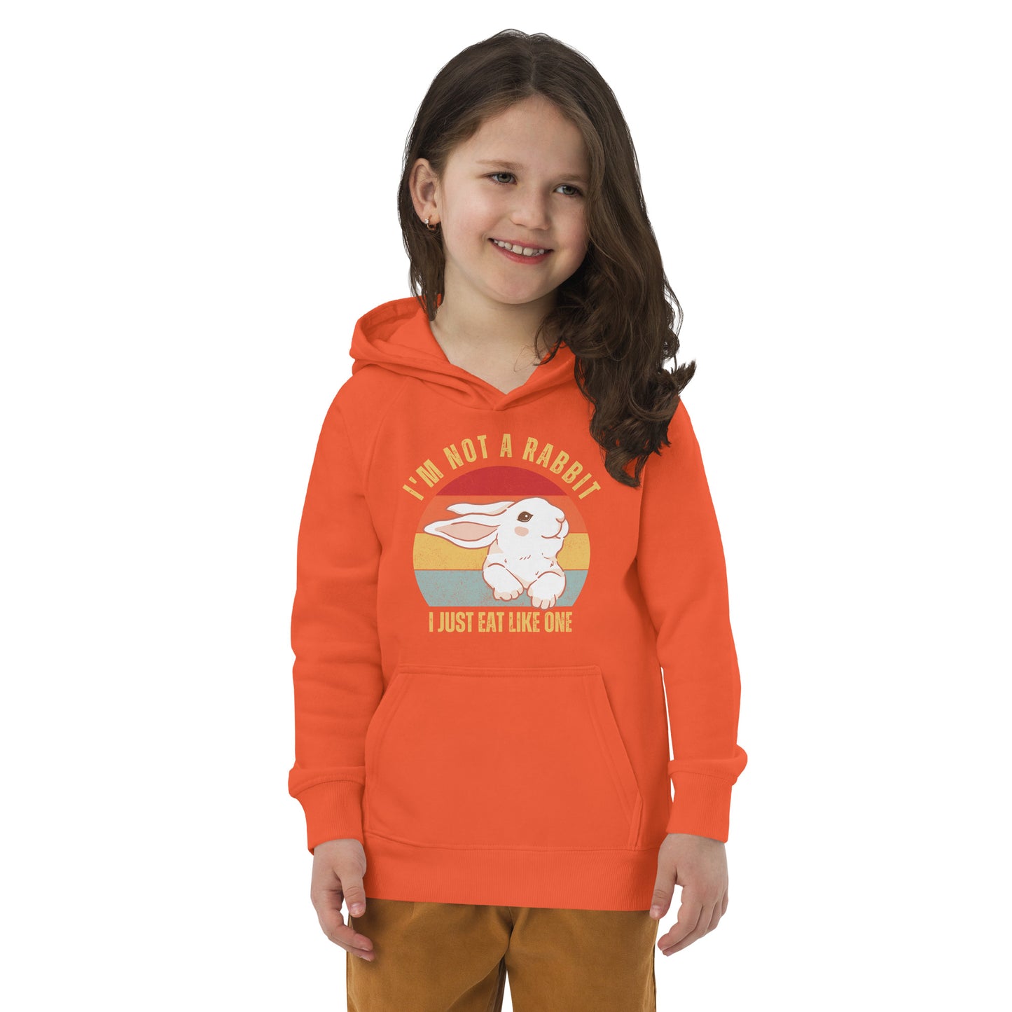 I'm Not A Rabbit kids hoodie