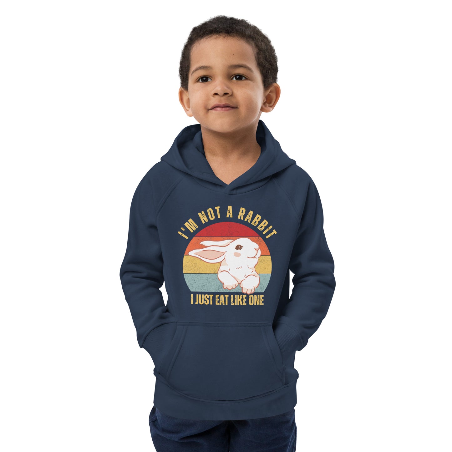 I'm Not A Rabbit kids hoodie