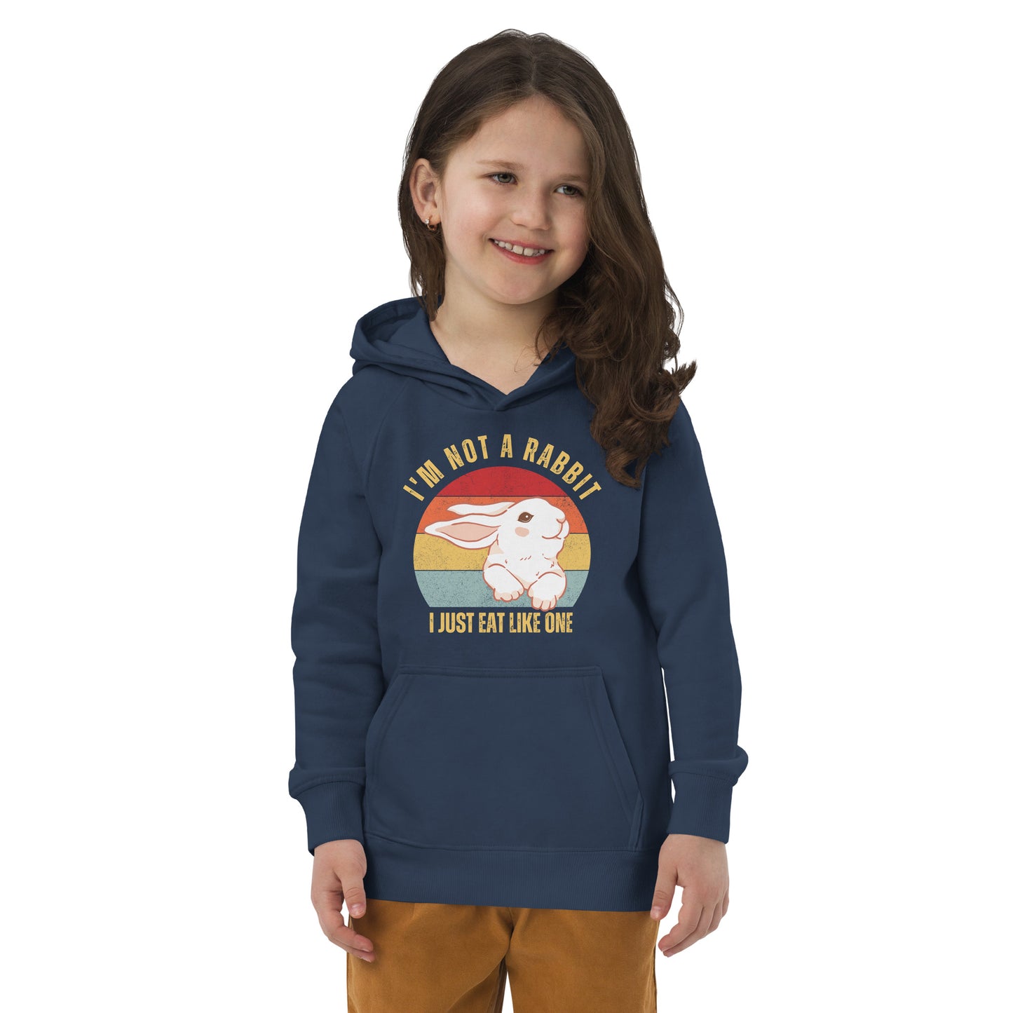 I'm Not A Rabbit kids hoodie