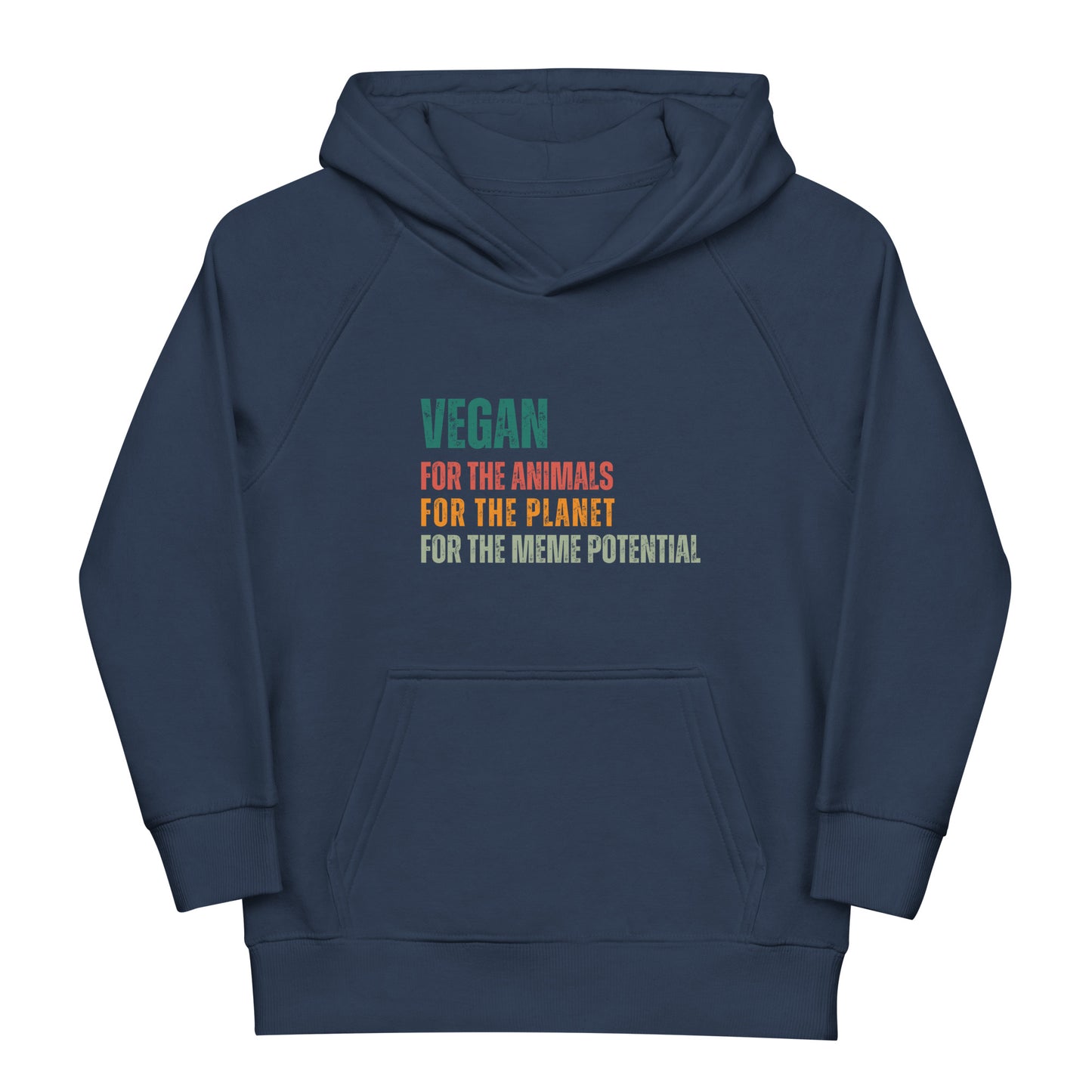 Vegan Meme kids hoodie