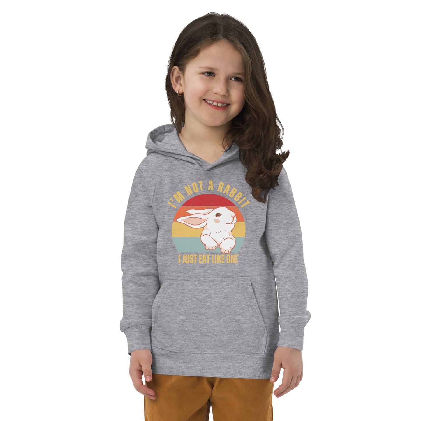 I'm Not A Rabbit kids hoodie