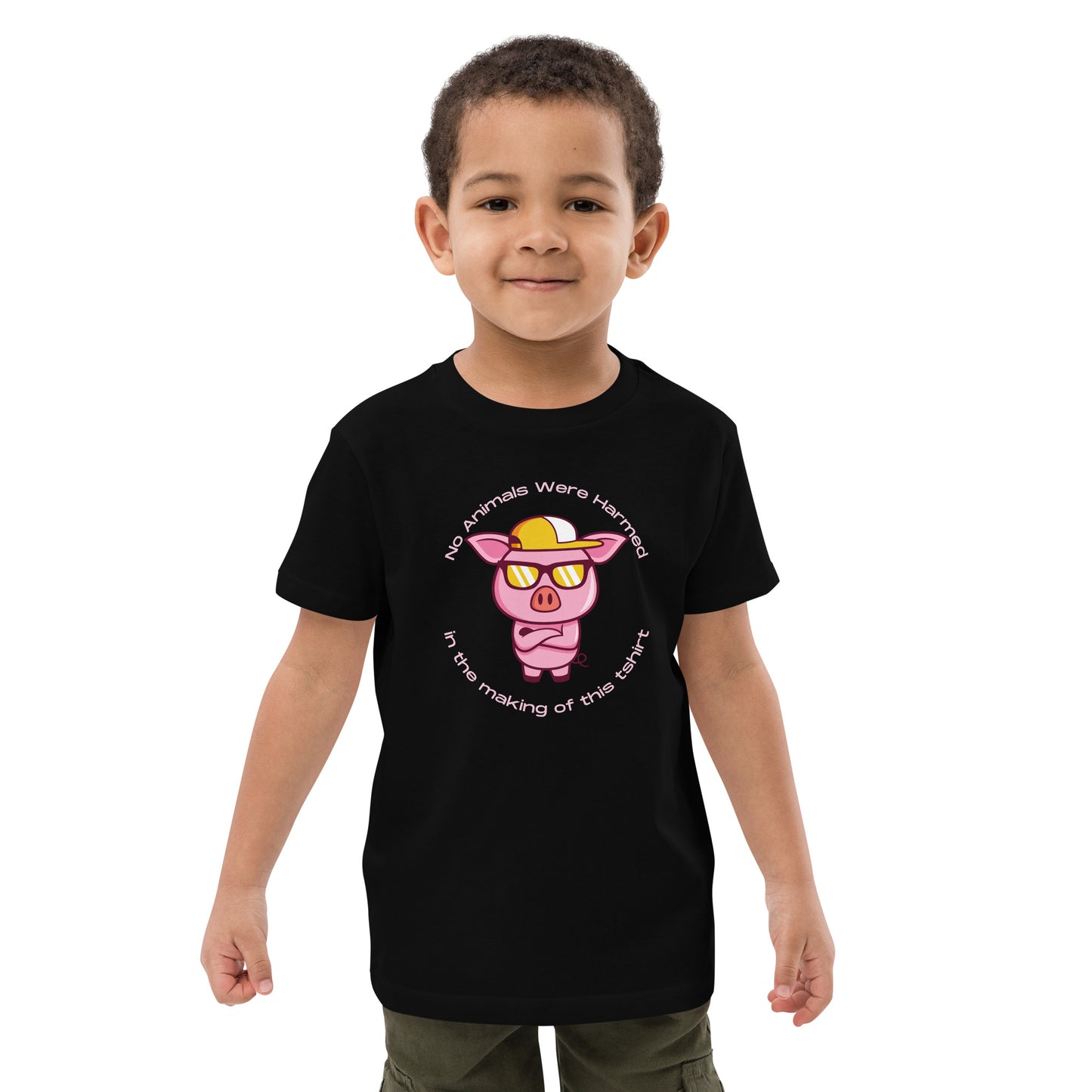 No Animals Were Harmed kids t-shirt (Pig)