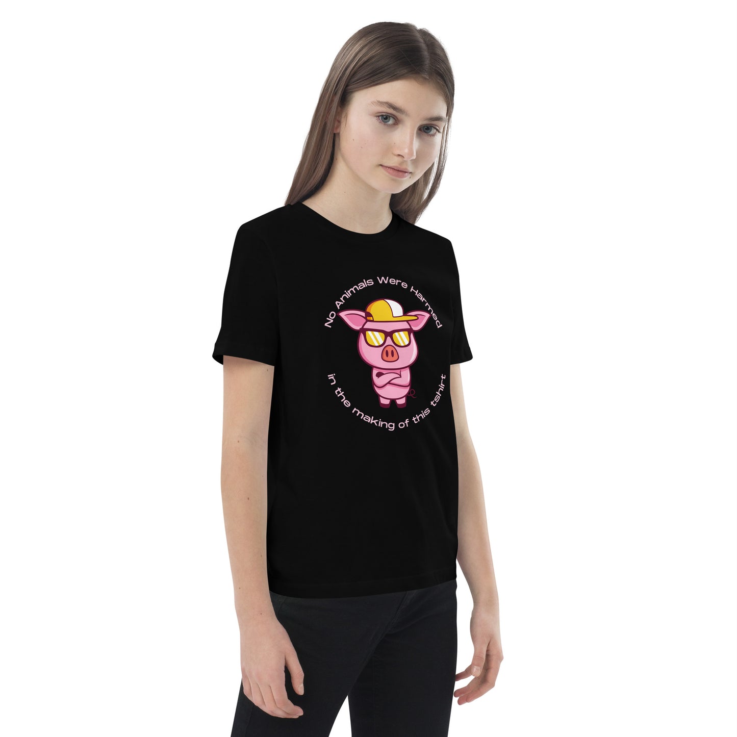 No Animals Were Harmed kids t-shirt (Pig)