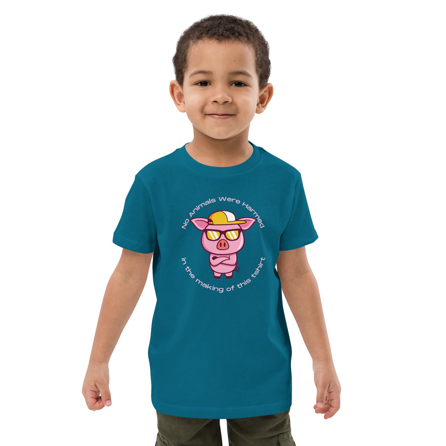 No Animals Were Harmed kids t-shirt (Pig)