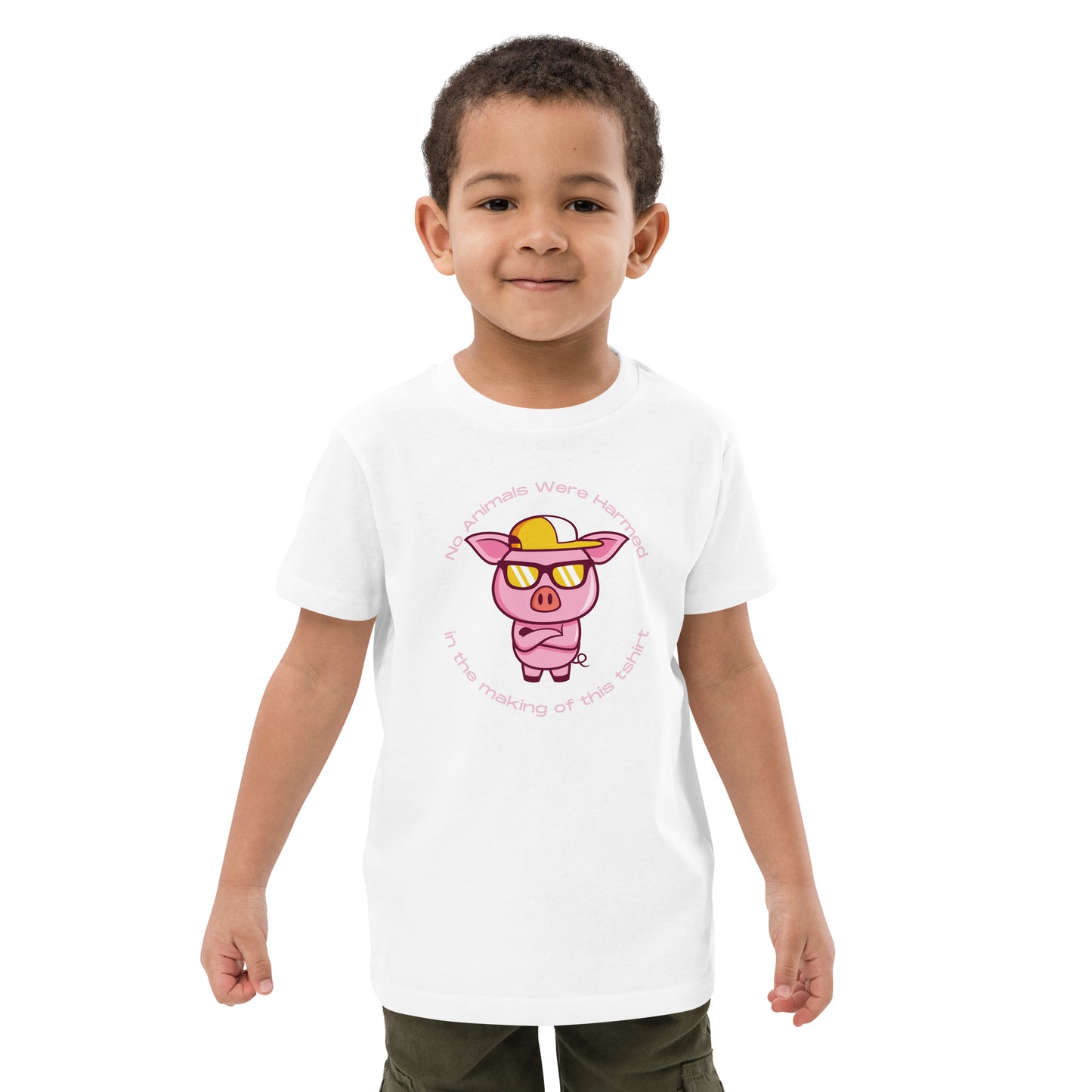 No Animals Were Harmed kids t-shirt (Pig)