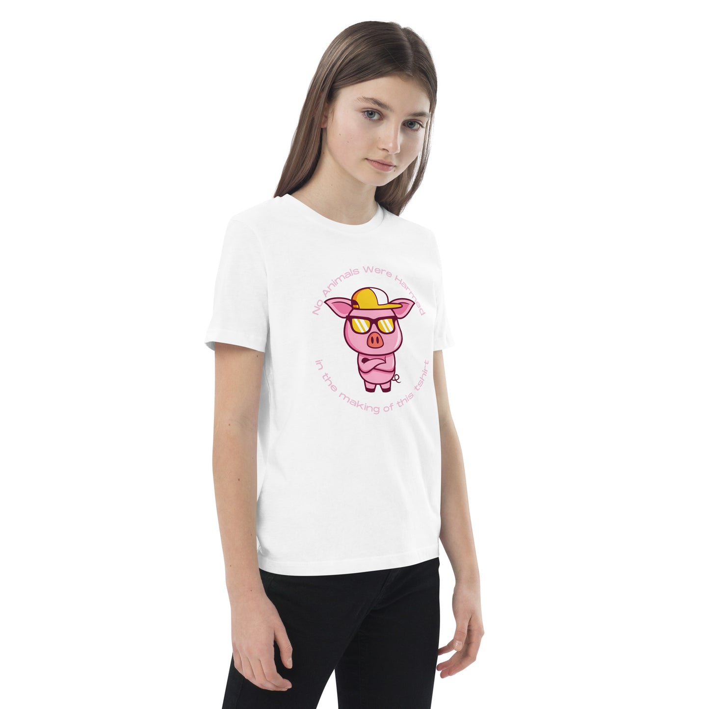 No Animals Were Harmed kids t-shirt (Pig)