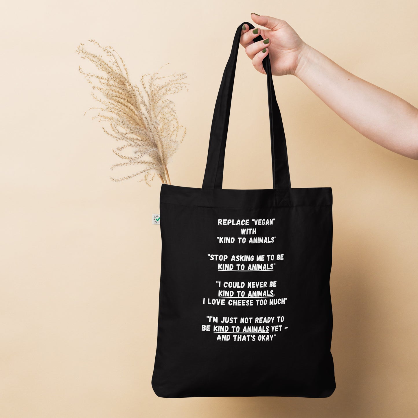 Kind To Animals tote bag