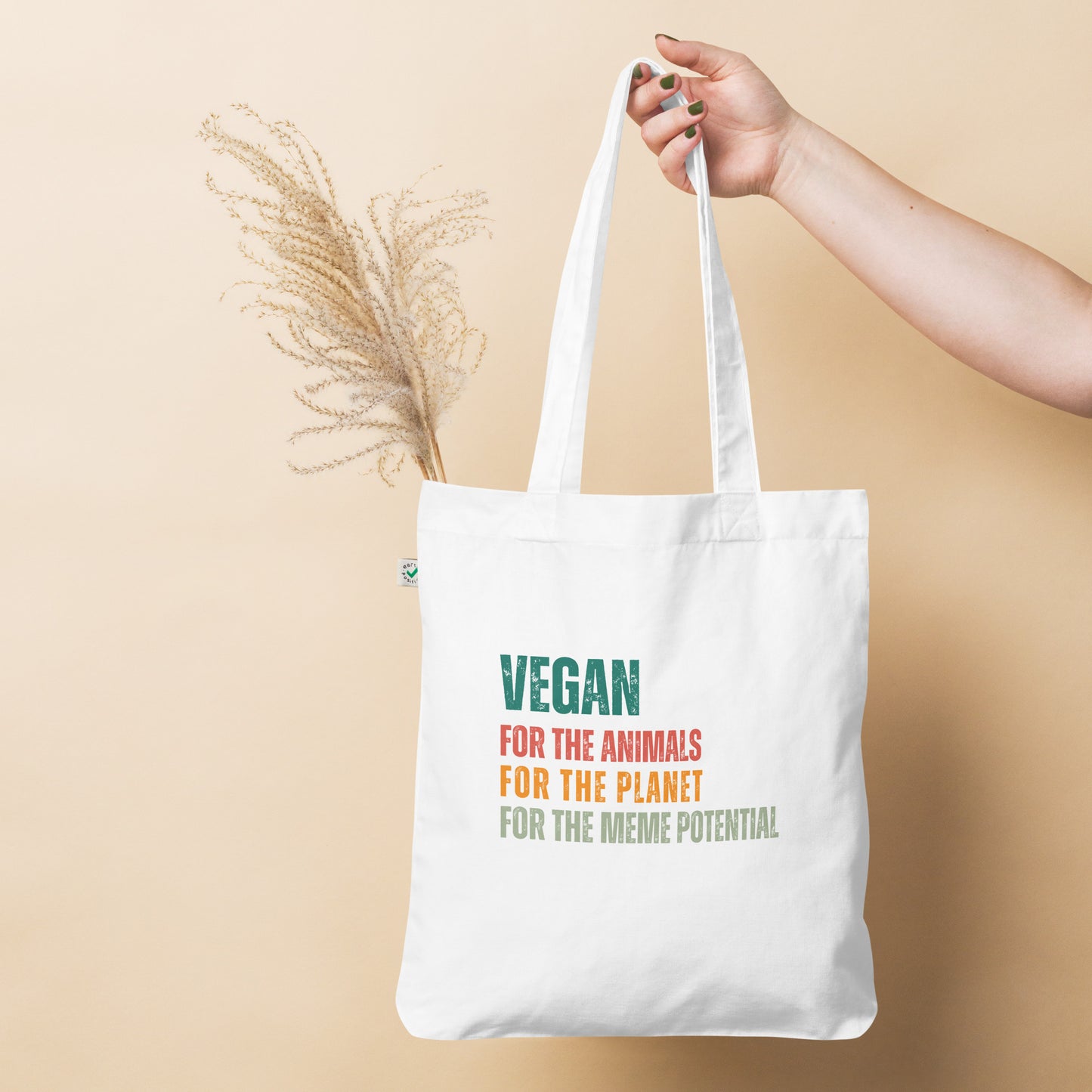 Vegan Meme tote bag