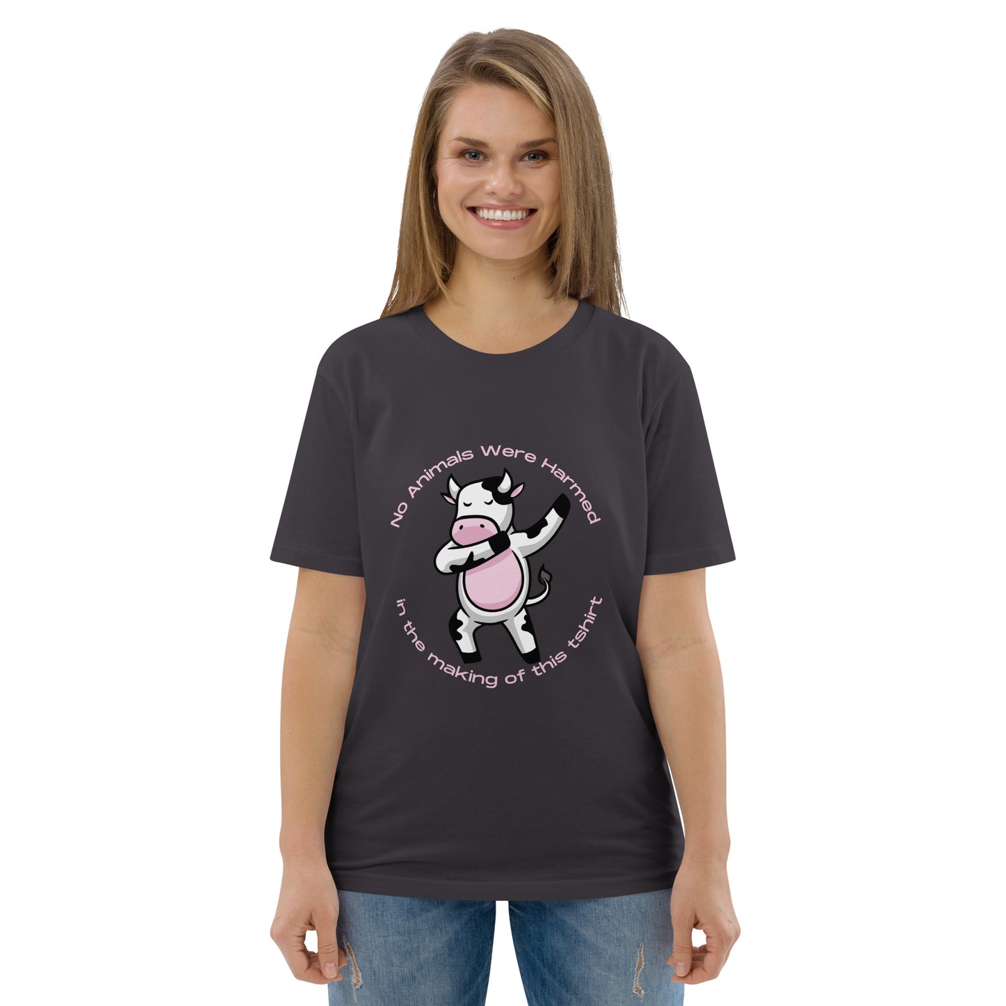 No Animals Were Harmed t-shirt (Cow)