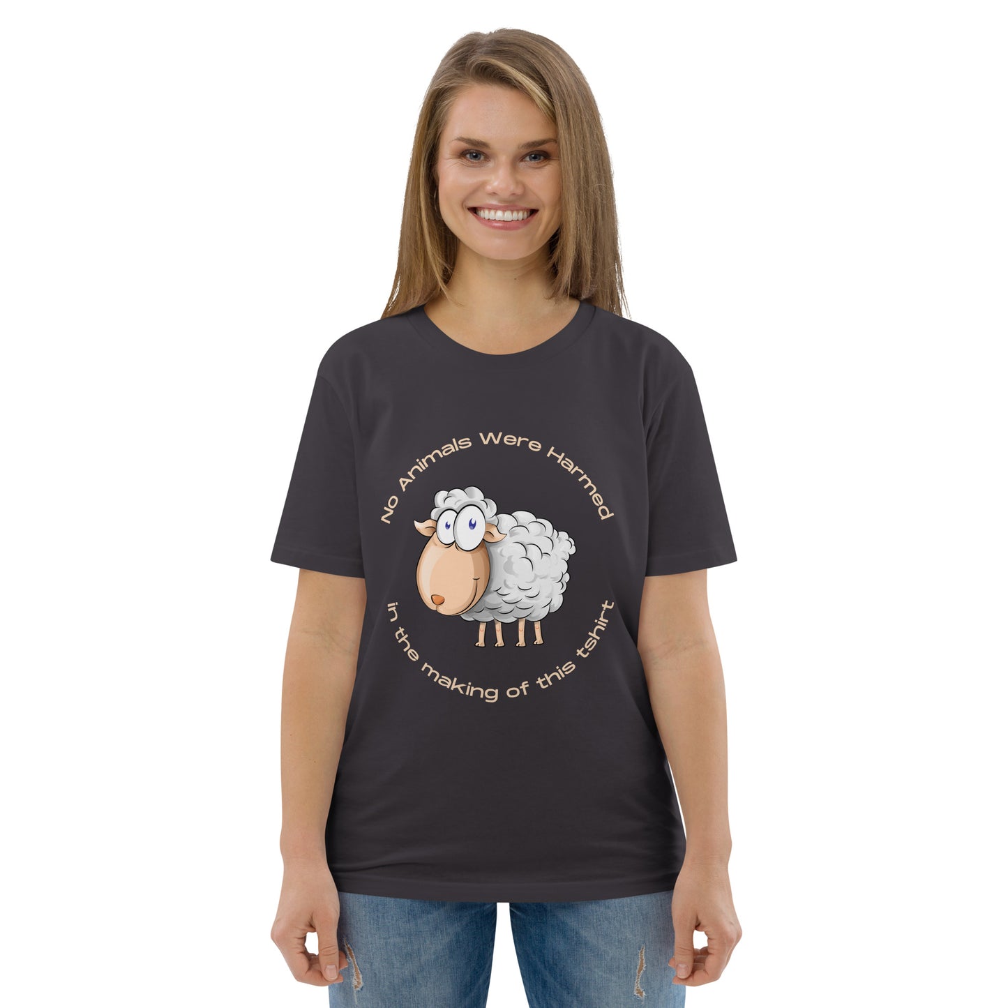 No Animals Were Harmed t-shirt (Sheep)