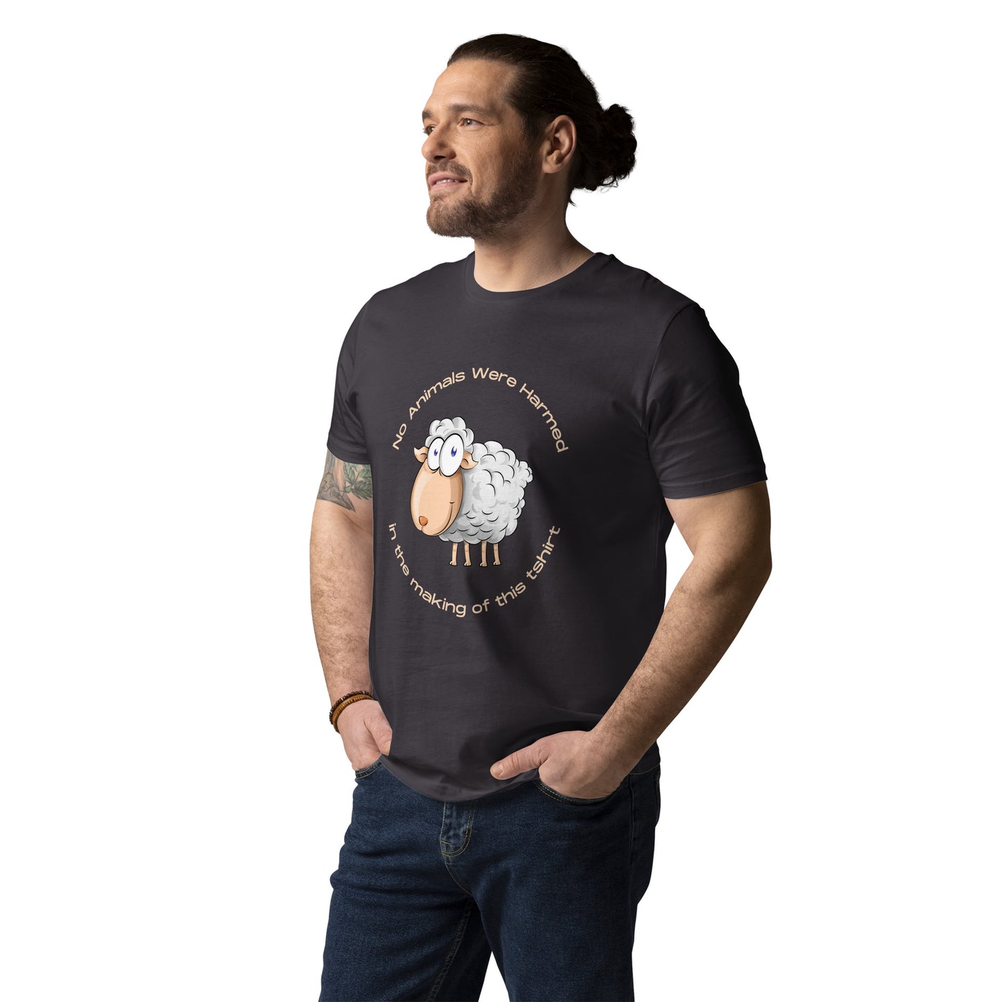 No Animals Were Harmed t-shirt (Sheep)