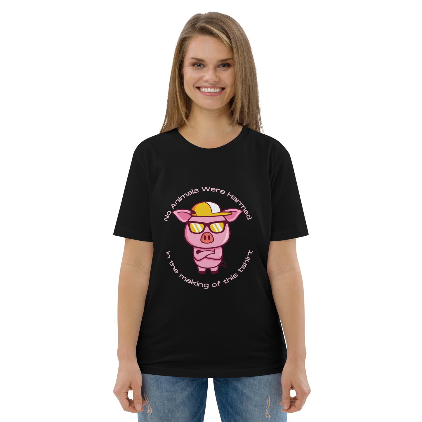 No Animals Were Harmed t-shirt (Pig)