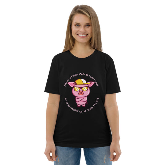 No Animals Were Harmed t-shirt (Pig)