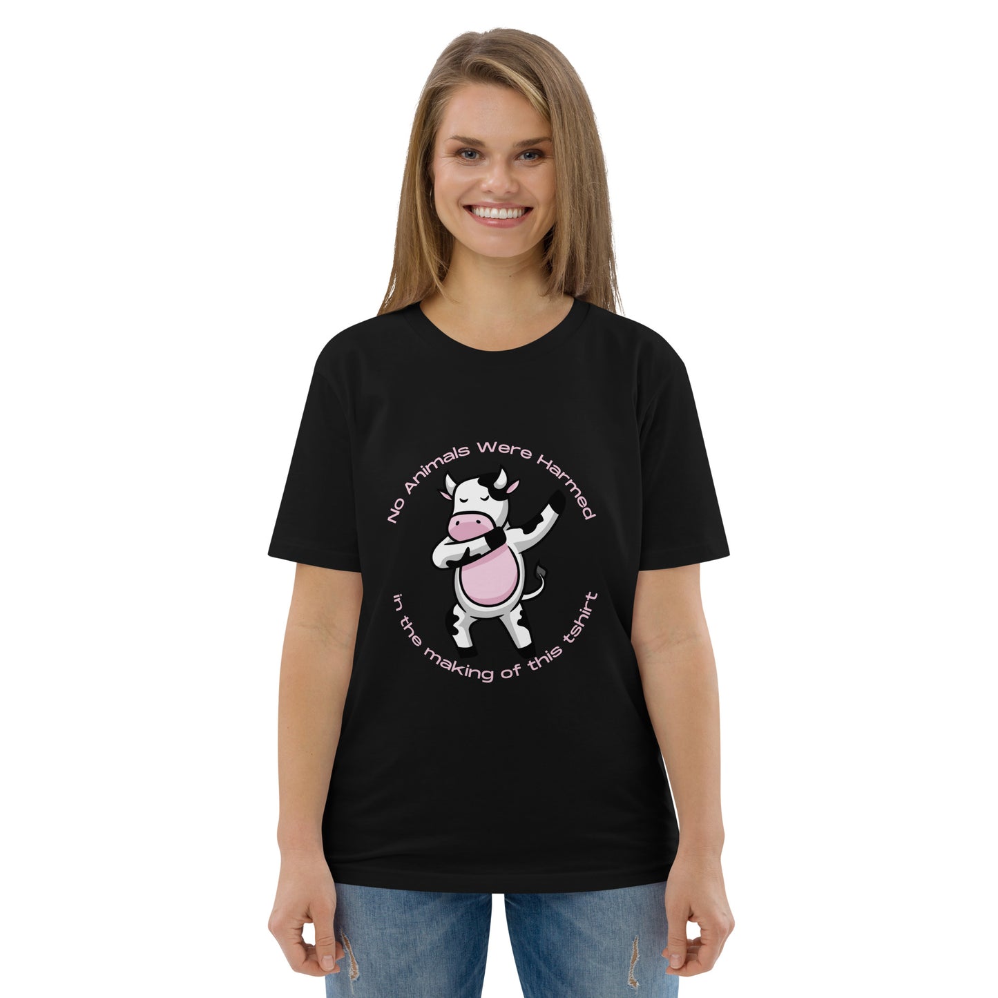 No Animals Were Harmed t-shirt (Cow)