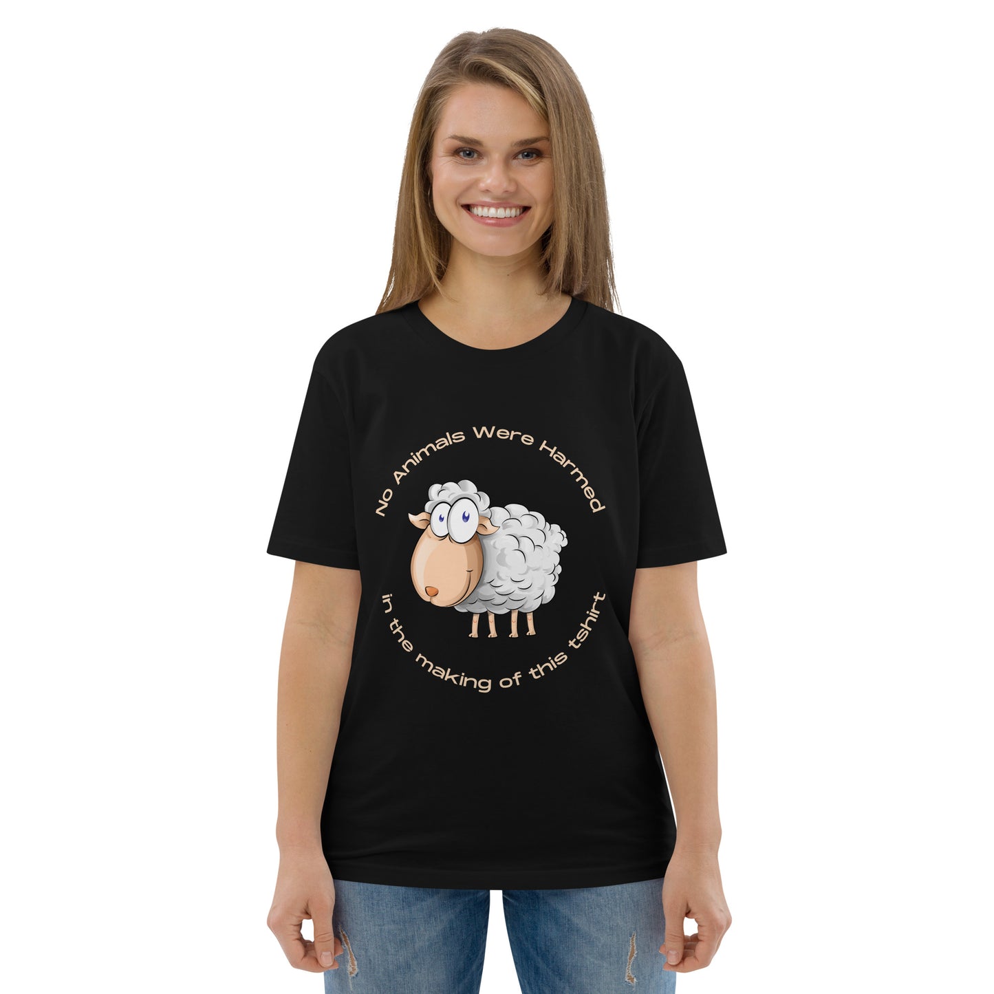 No Animals Were Harmed t-shirt (Sheep)