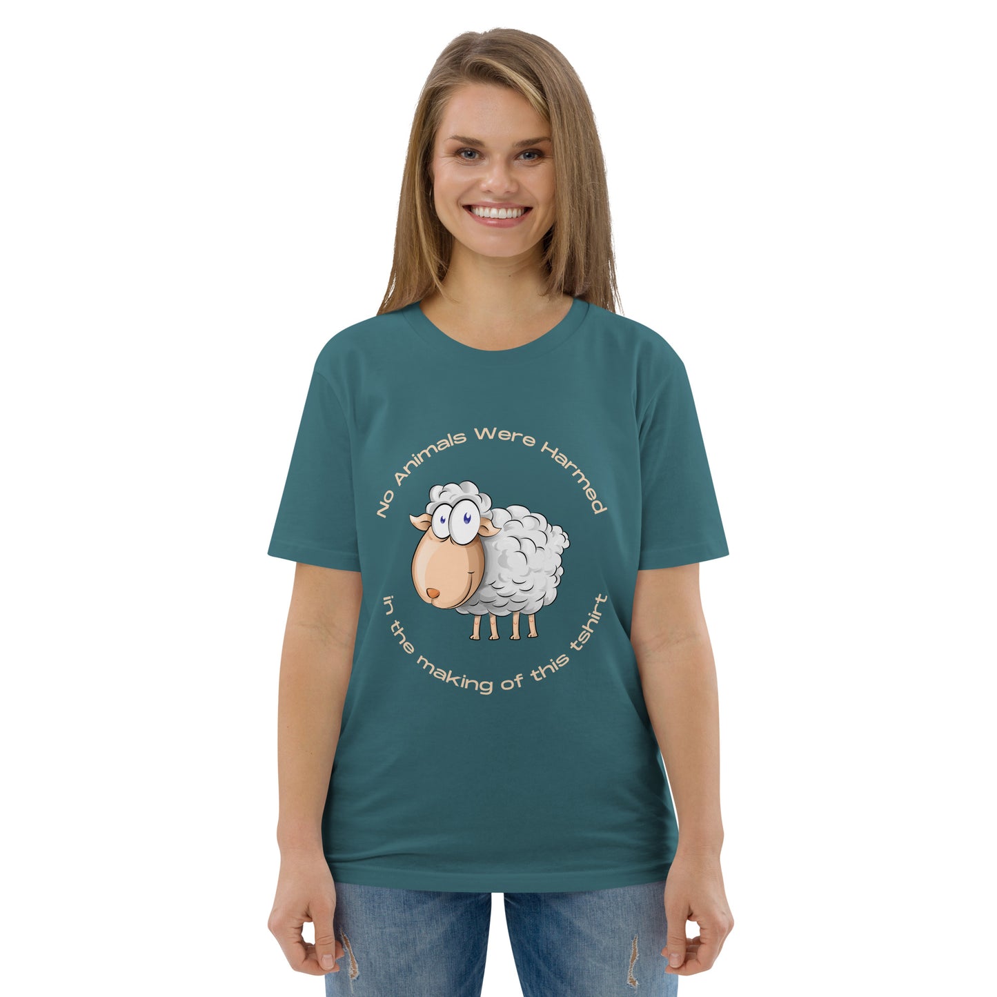 No Animals Were Harmed t-shirt (Sheep)