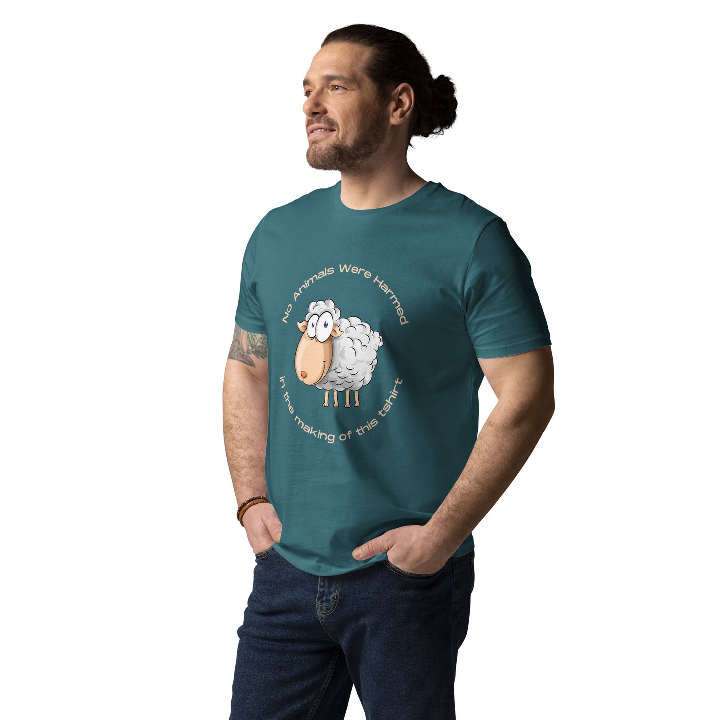 No Animals Were Harmed t-shirt (Sheep)