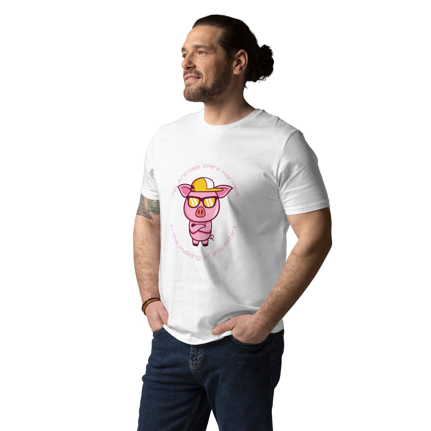 No Animals Were Harmed t-shirt (Pig)