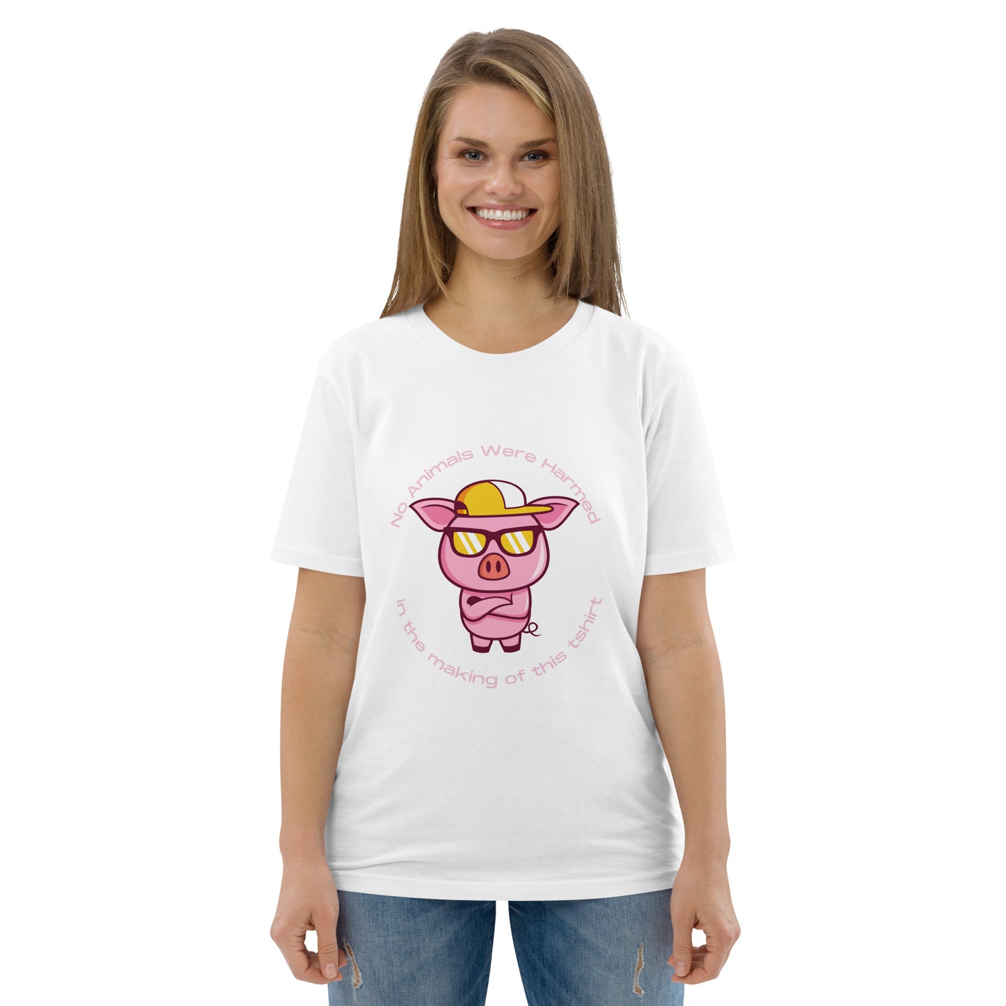 No Animals Were Harmed t-shirt (Pig)