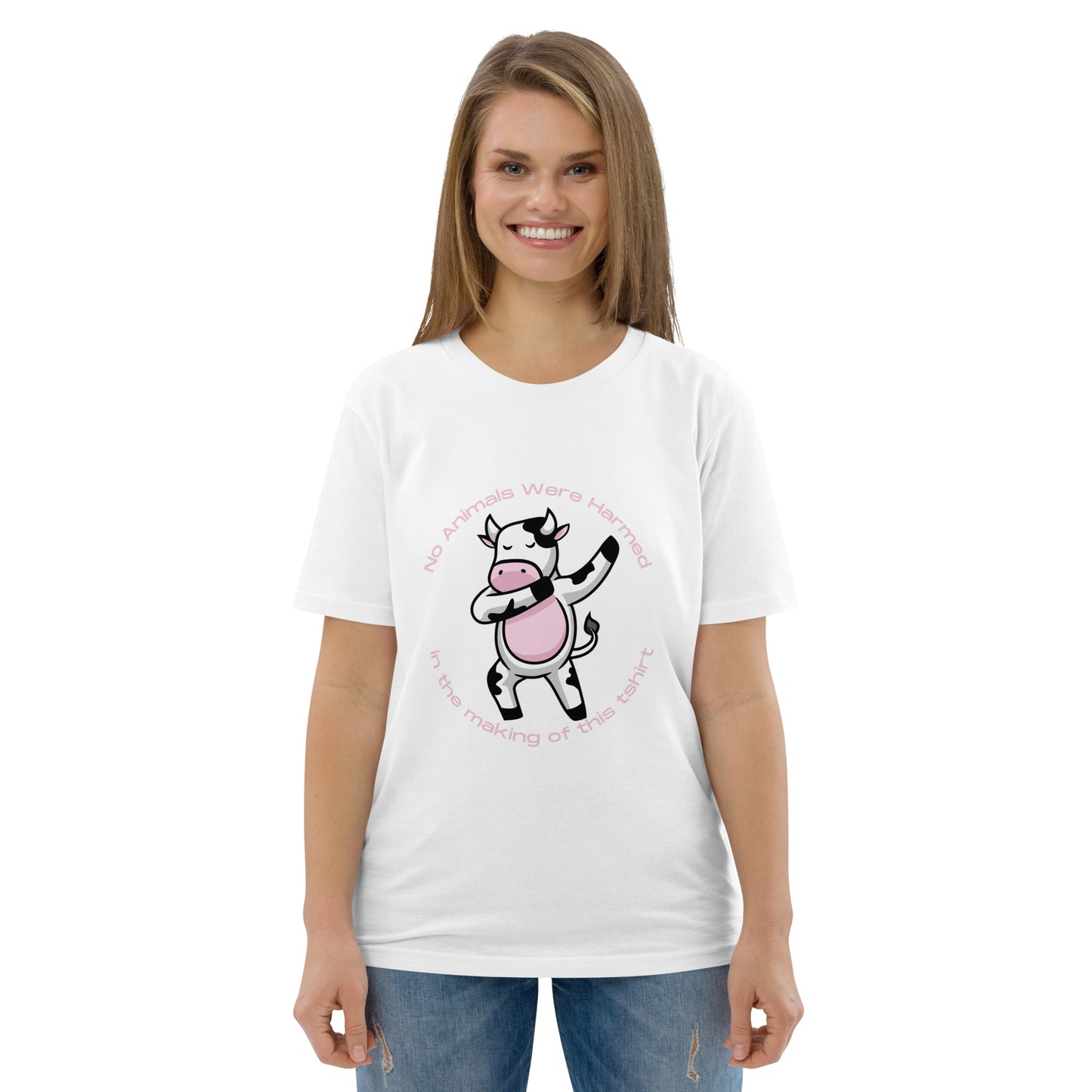 No Animals Were Harmed t-shirt (Cow)