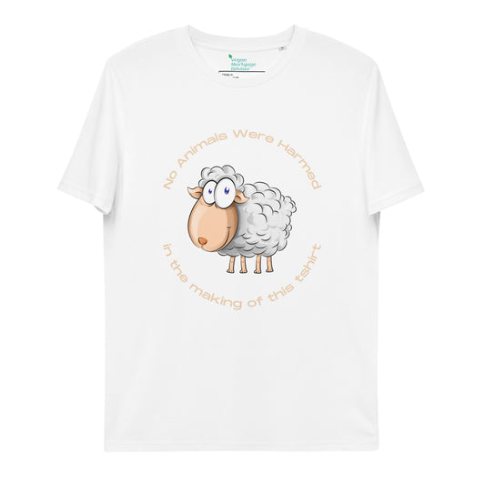 No Animals Were Harmed t-shirt (Sheep)